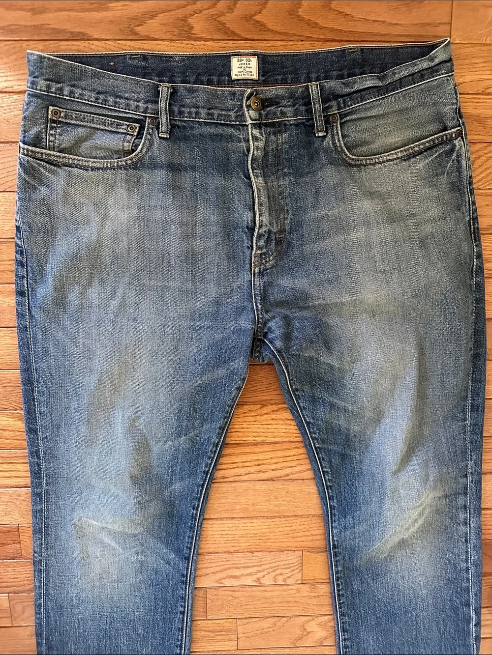 👖J. CREW men’s jeans vintage slim size 28 waist 32 long 38x32 denim